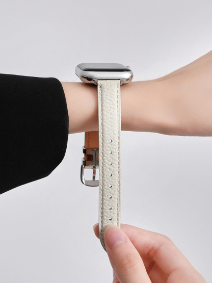 H Ring Leather Band for Apple Watch