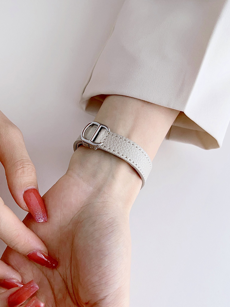 G Buckle Leather Band