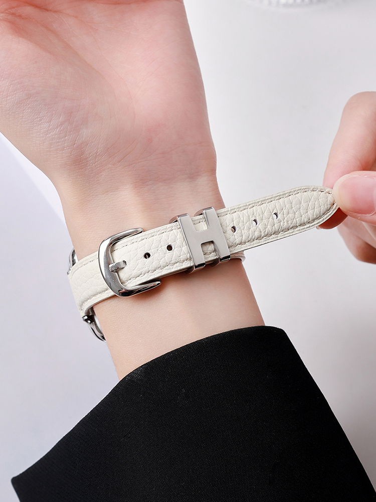 H Ring Leather Band for Apple Watch