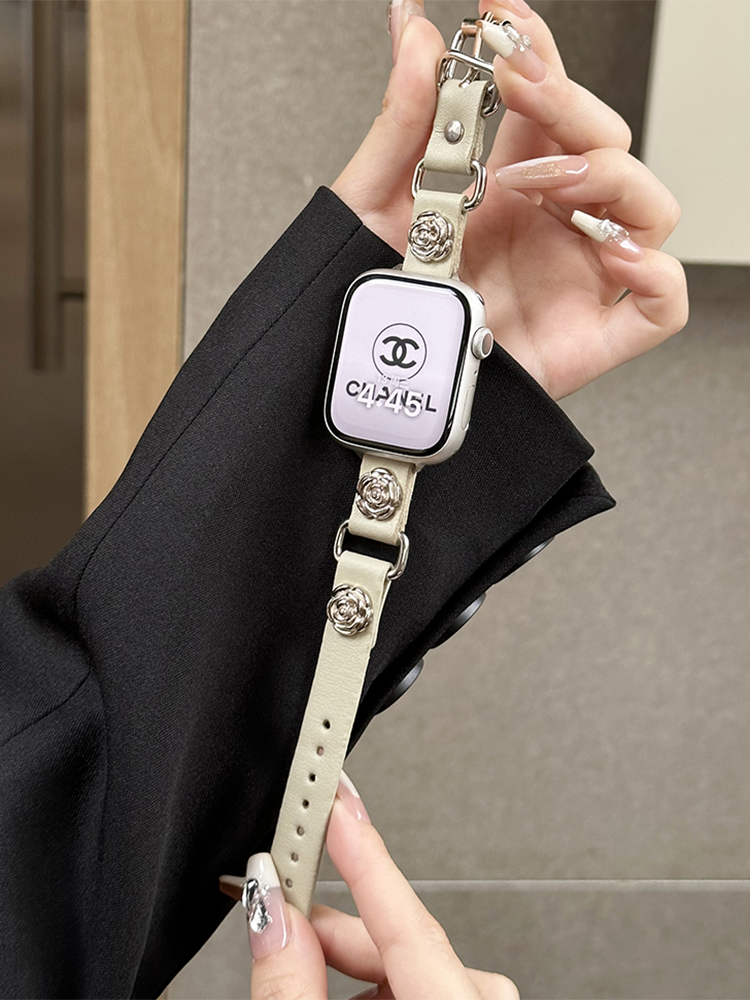 Punk Rivets Leather Band