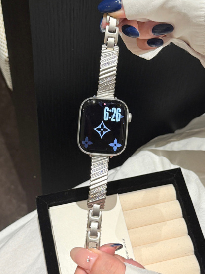 Twill Diamonds Metal Band for Apple Watch