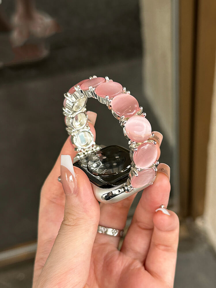 Cat's Eye Elasticity Stainless Steel Band for Apple Watch