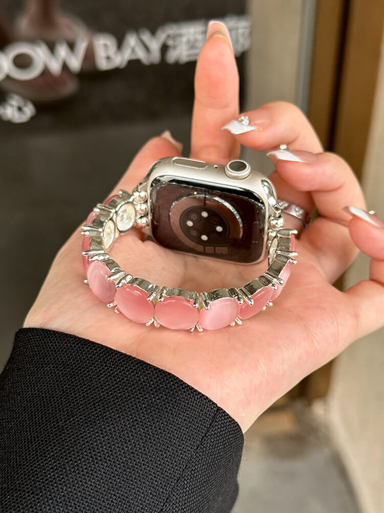 Cat's Eye Elasticity Stainless Steel Band for Apple Watch