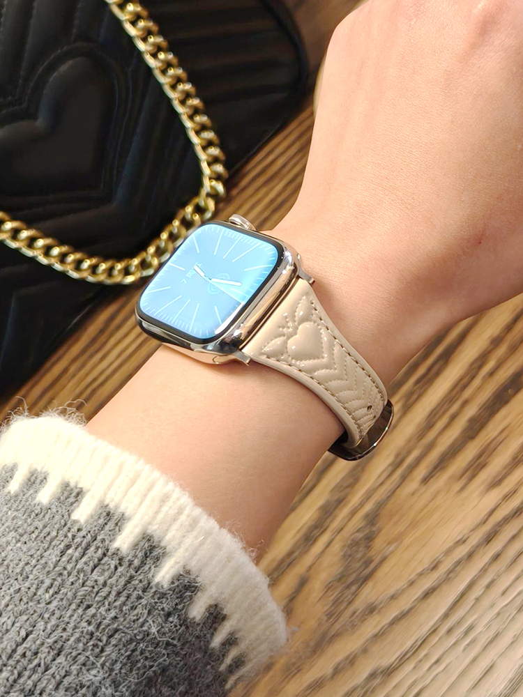 Love Embossing Leather Band