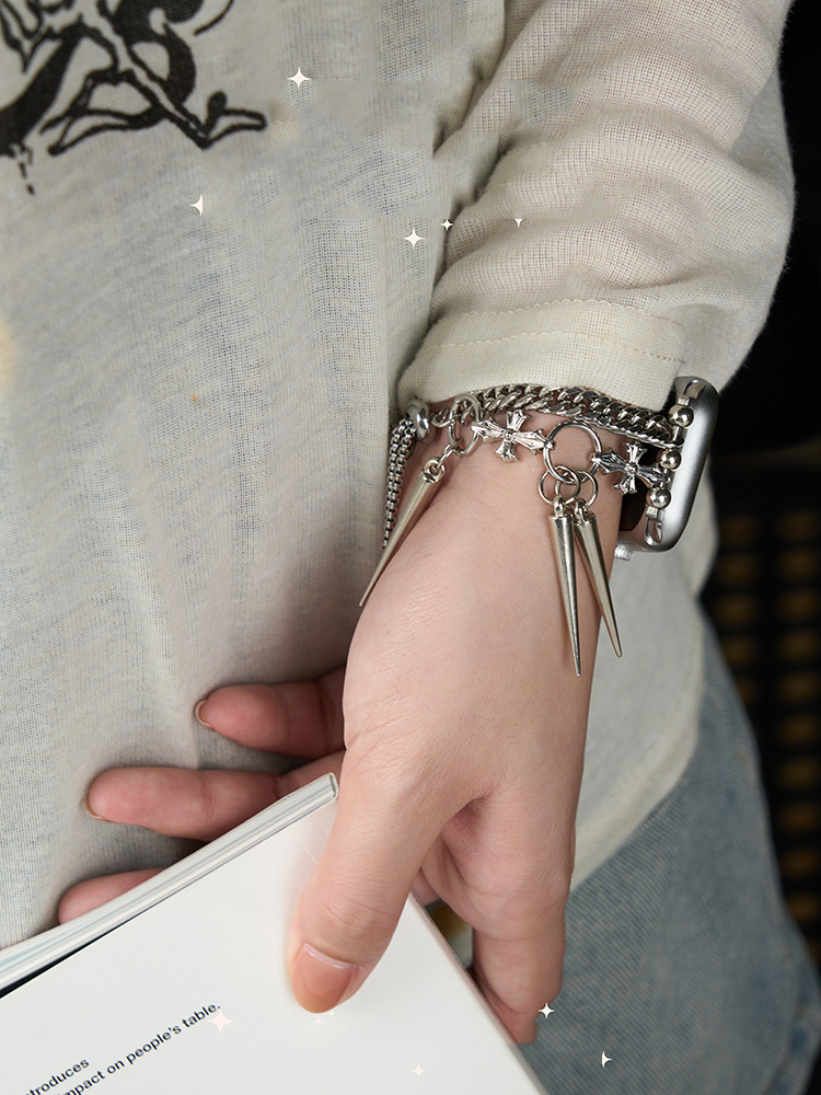 Pendant Bracelet Stainless Steel Band