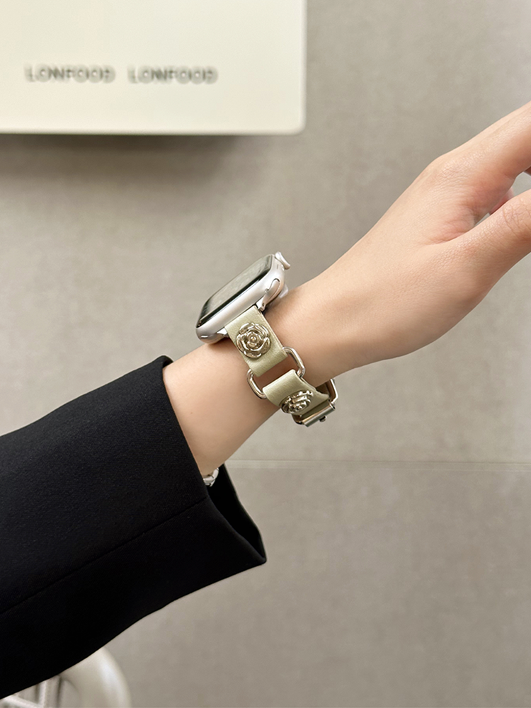 Punk Rivets Leather Band