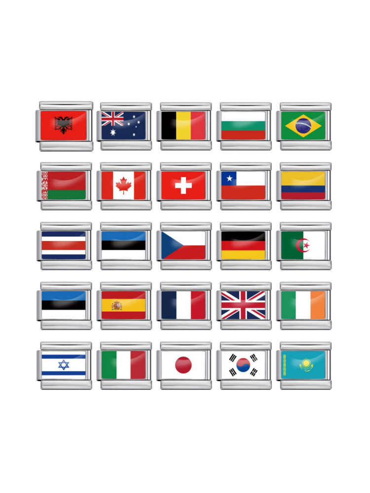 World National Flags Photos Modular Charm