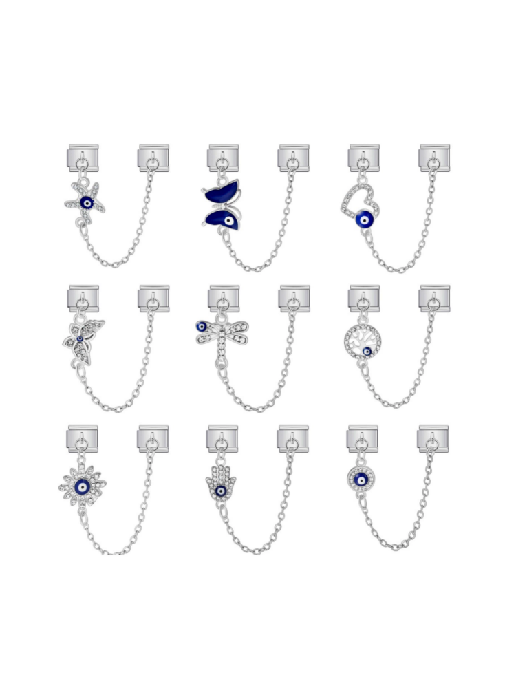 Evil Eye Chain Pendant Modular Charm