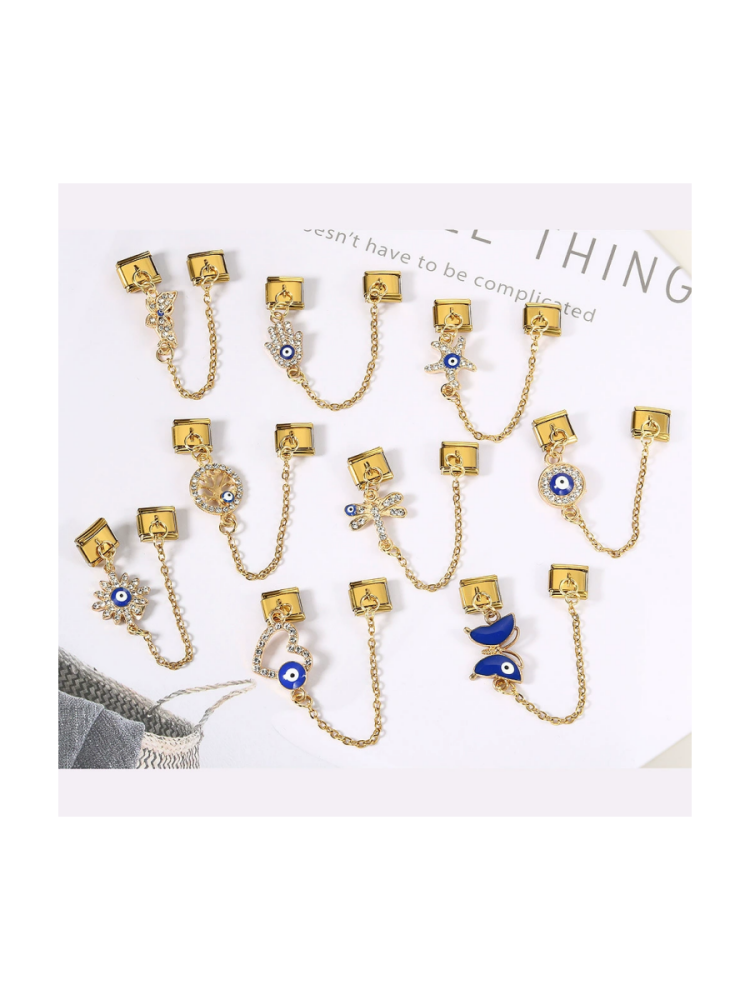 Evil Eye Chain Pendant Modular Charm