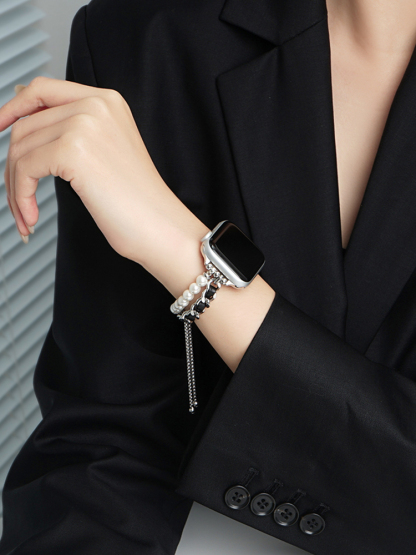 Metal Chain with Pearl Chain Band