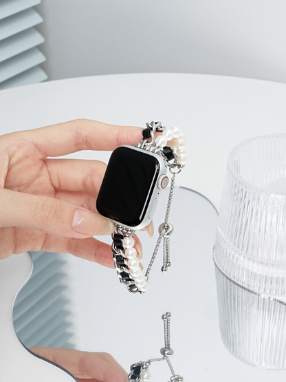 Metal Chain with Pearl Chain Band