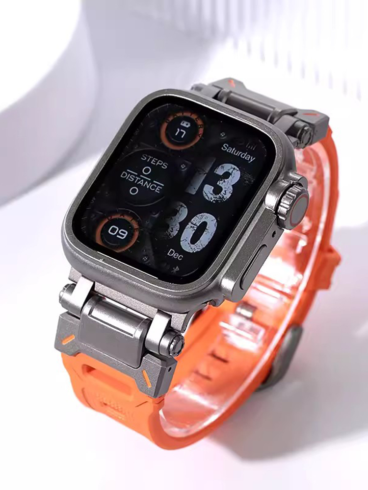 Mechanical Style Sport Silicone Band