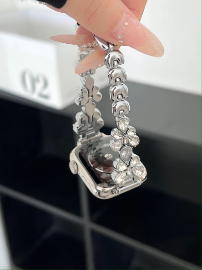 Butterfly Zircon Stainless Steel Band