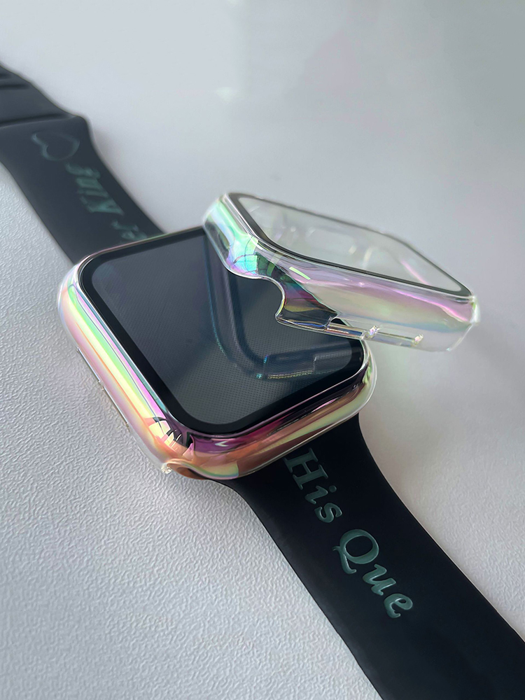 Colorful Electroplated PC Protective Case with Protective Film