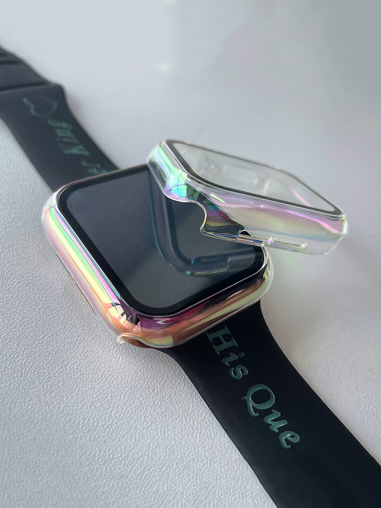 Colorful Electroplated PC Protective Case with Protective Film