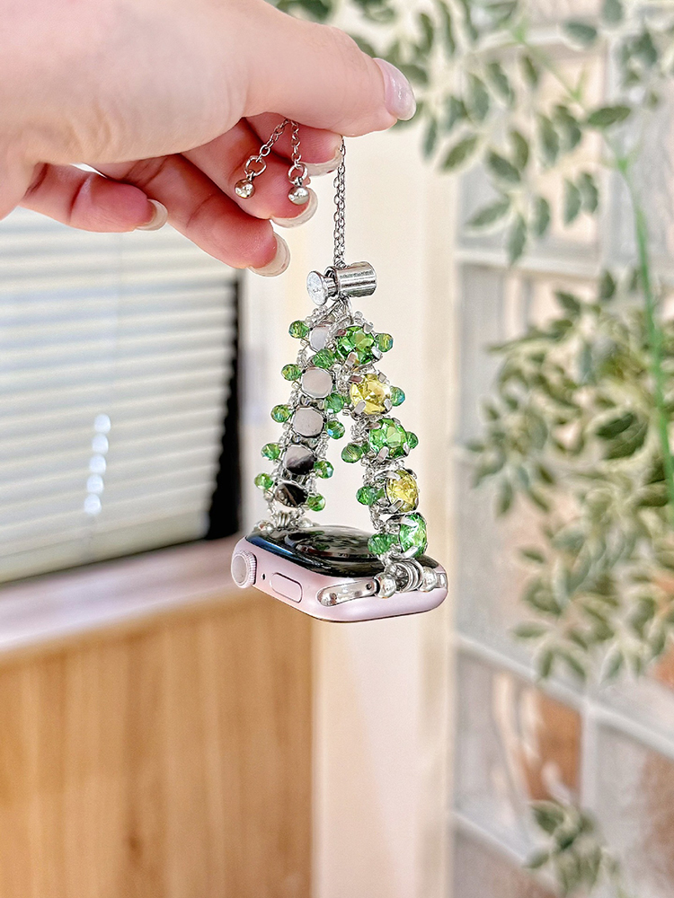 Weaving Zircon Chain Stainless Steel Band-Tatan Band