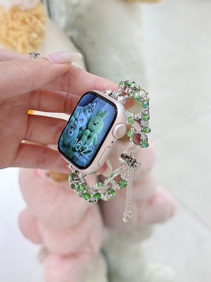 Weaving Zircon Chain Stainless Steel Band-Tatan Band