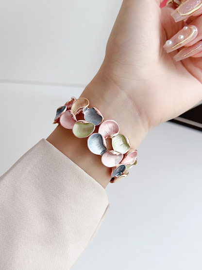 Shell Stitching Stainless Steel Band