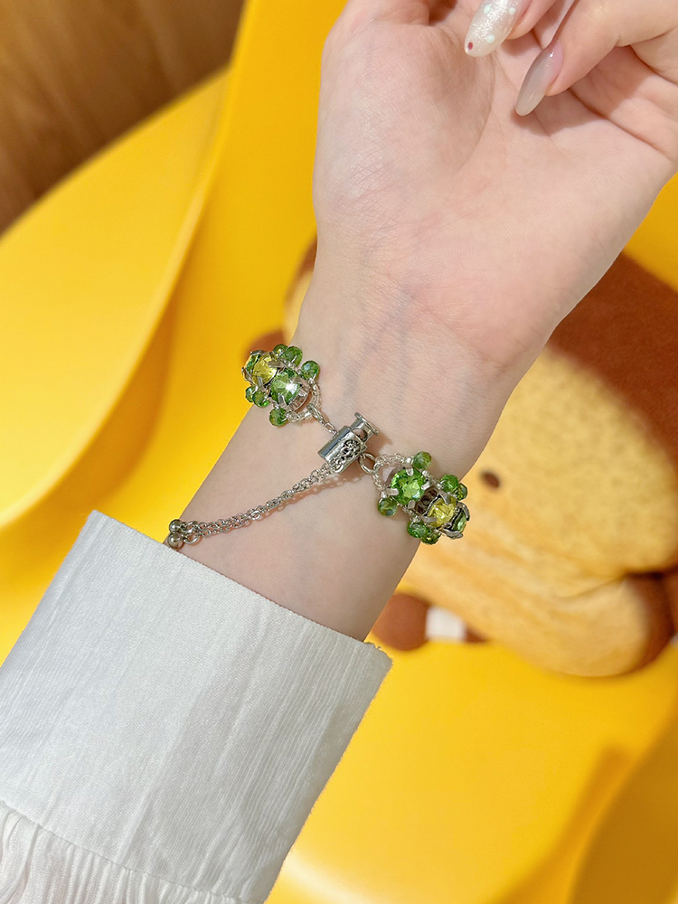 Weaving Zircon Chain Stainless Steel Band-Tatan Band