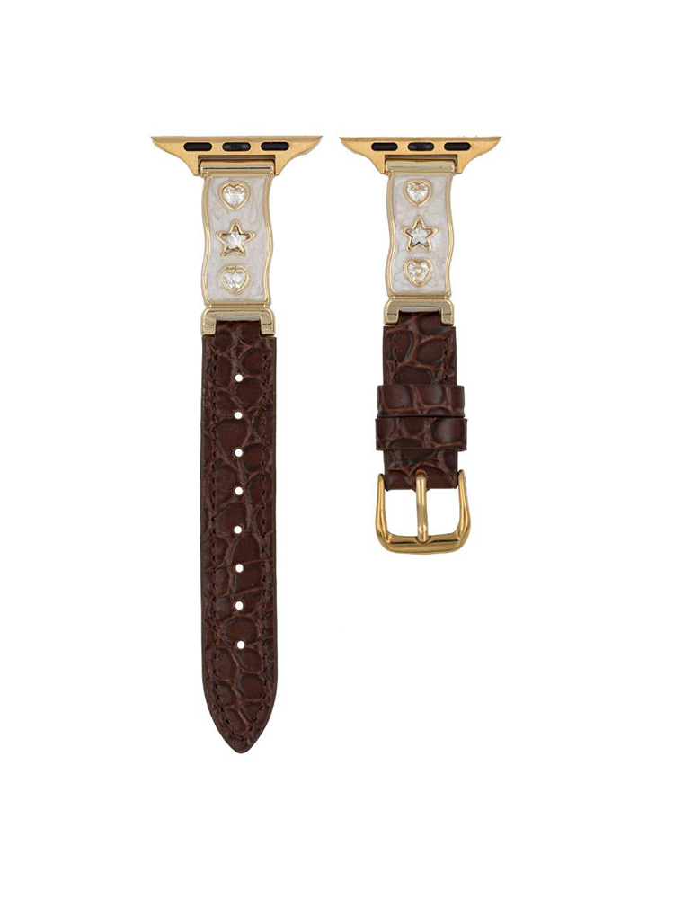 Glue Love and Stars Leather Band for Apple Watch