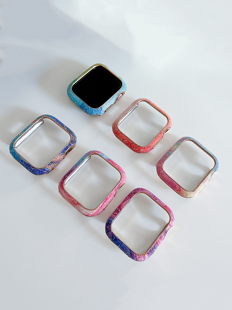 Colorful Glitter Rhinestones PVC Protective Case