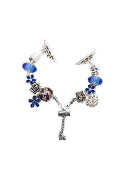 Crown Royal Blue Crystal Beaded Band