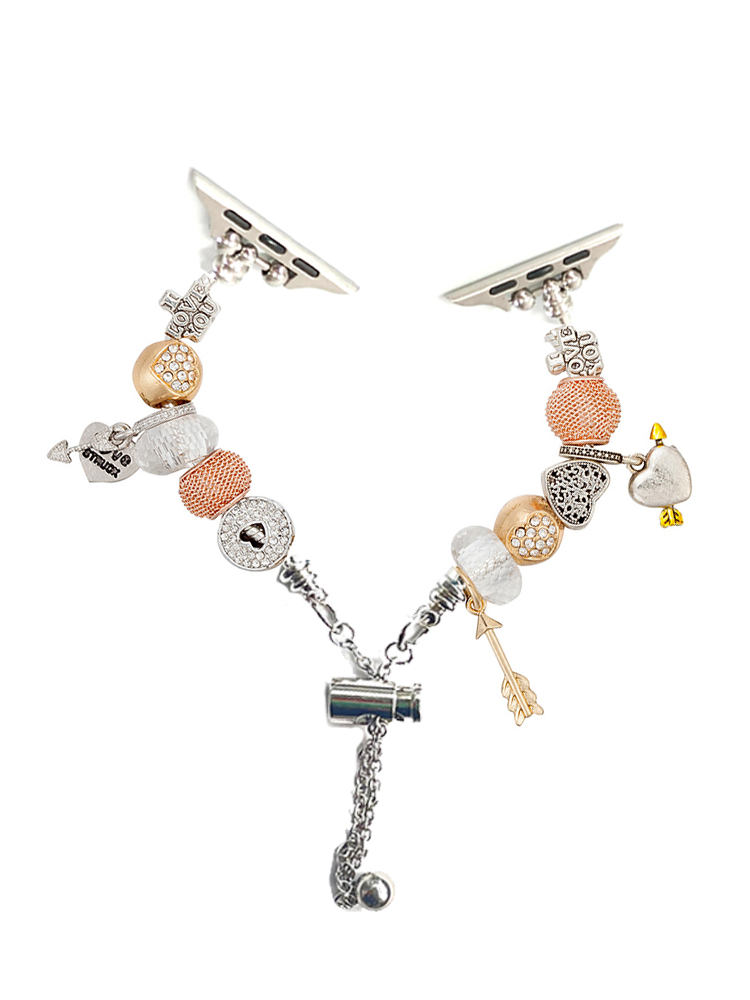 Cupid's Arrow Crystal Beaded Band