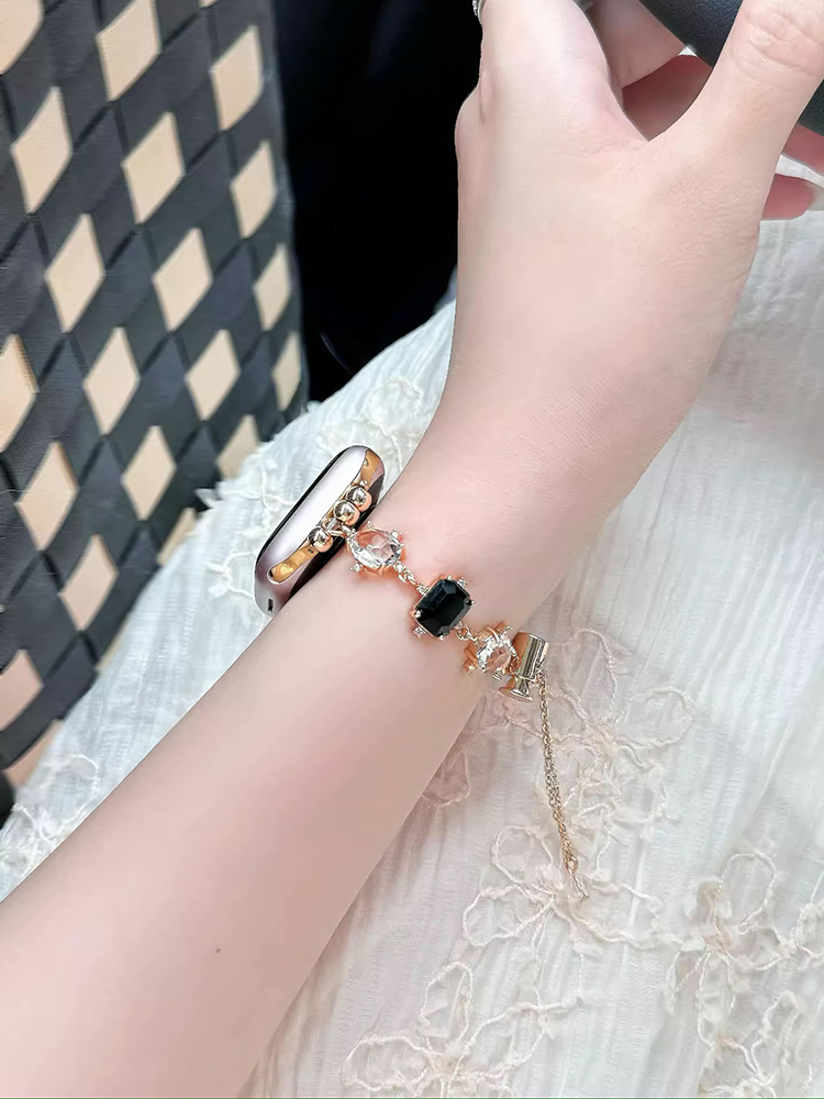 Exquisite Zircon Bracelet Stainless Steel Band