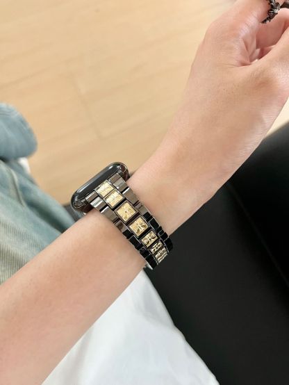 3-Link Cross Stainless Steel Band