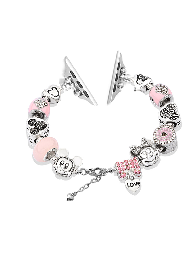 Mickey Charm Style B Crystal Beaded Band