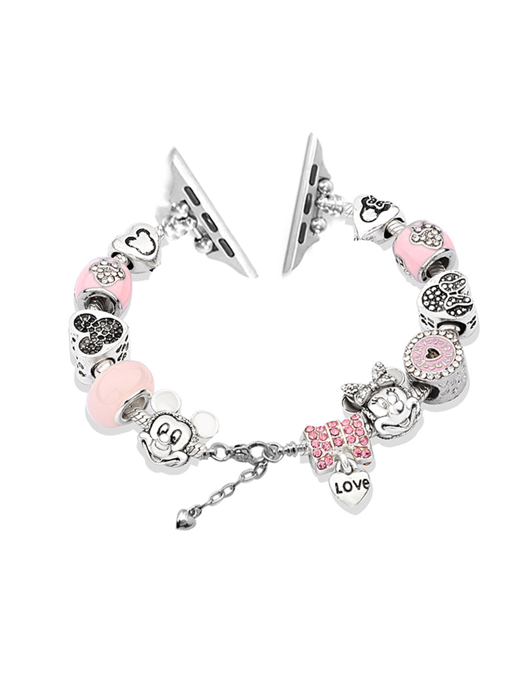 Mickey Charm Style B Crystal Beaded Band