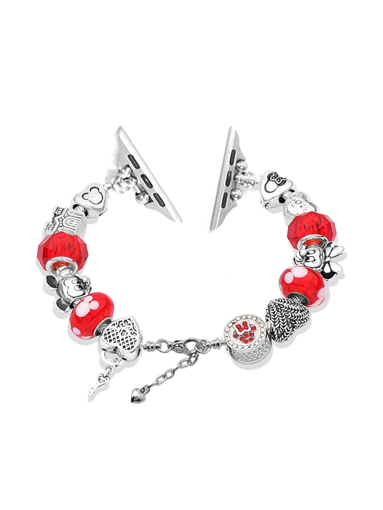 Mickey Charm Style C Crystal Beaded Band