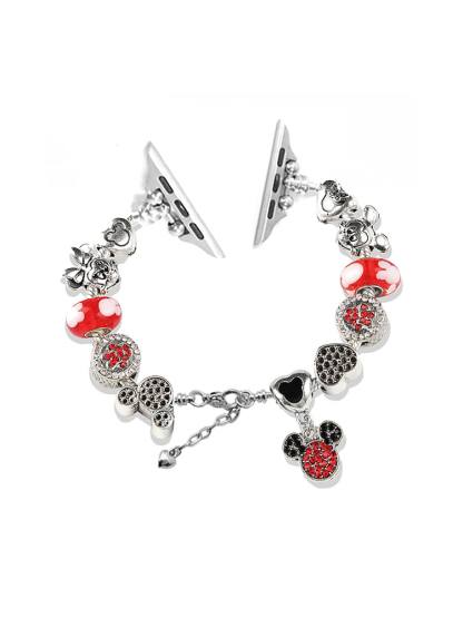 Mickey Charm Style D Crystal Beaded Band