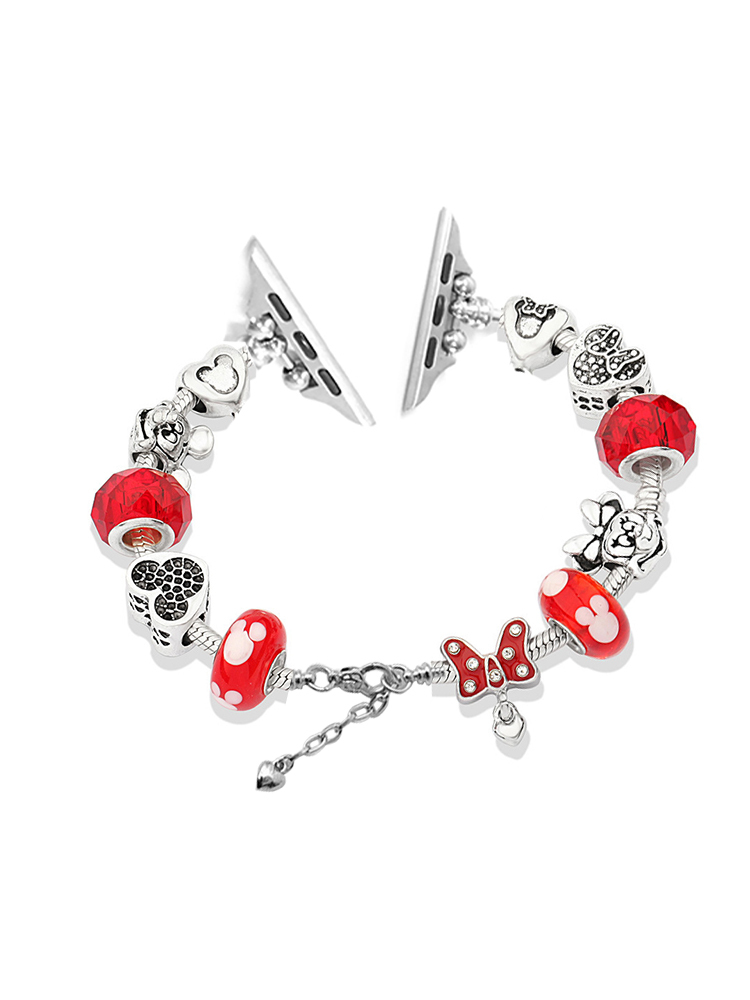 Mickey Charm Style F Crystal Beaded Band