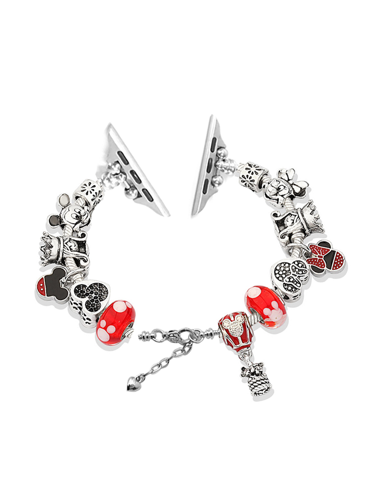 [Copy]Mickey Charm Style H Crystal Beaded Band