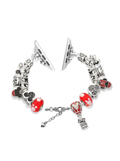 [Copy]Mickey Charm Style H Crystal Beaded Band
