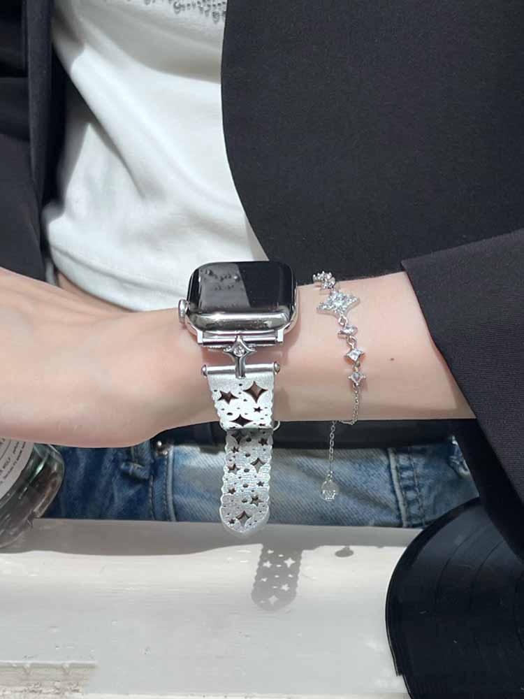 Hollow Starry Sky Leather Band