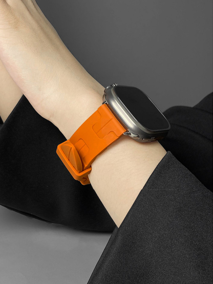 H Letter Print Silicone Band