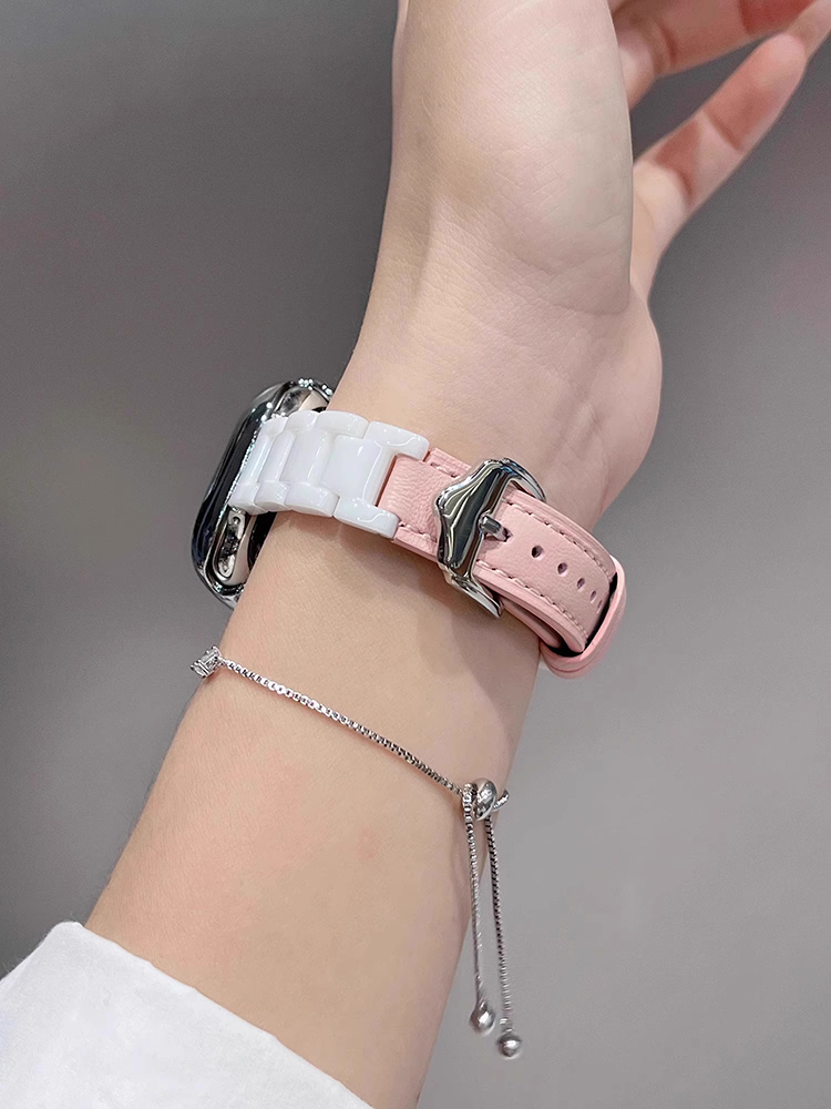 Ceramic and Leather Band