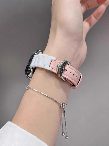 Ceramic and Leather Band