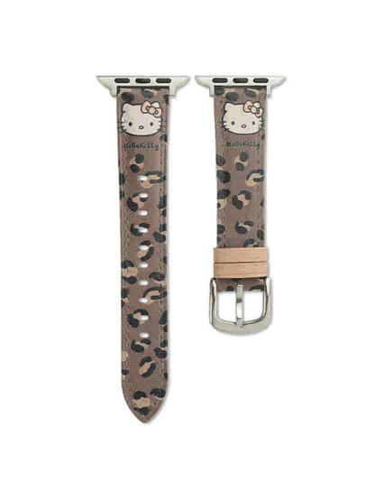 Kitty Leopard Leather Band