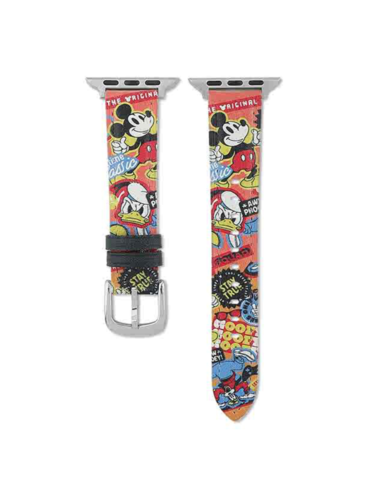 Mickey and Donald Duck Leather Band
