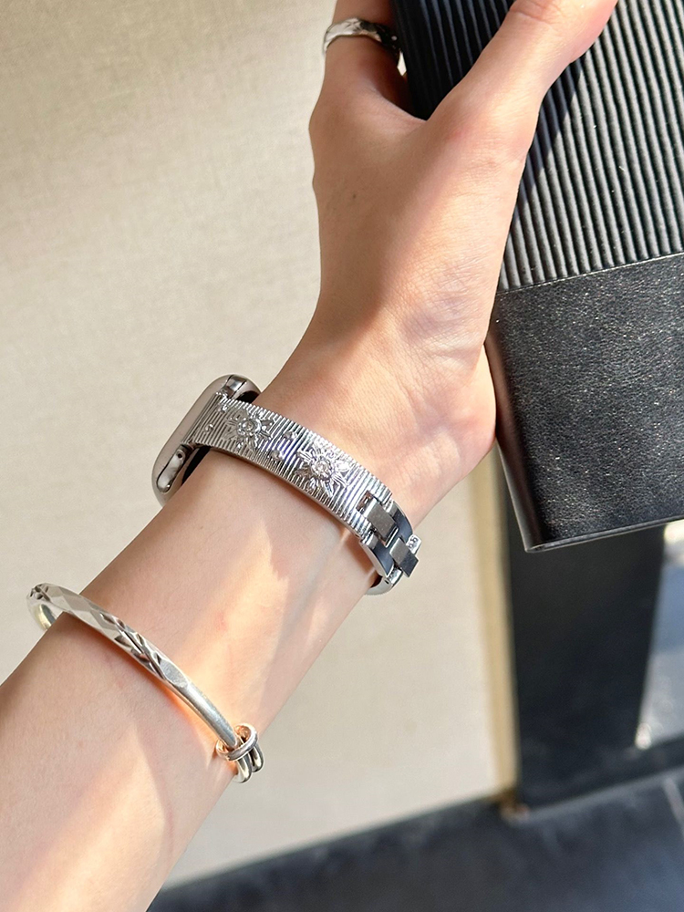 Starburst Rigato Bracelet Stainless Steel Band