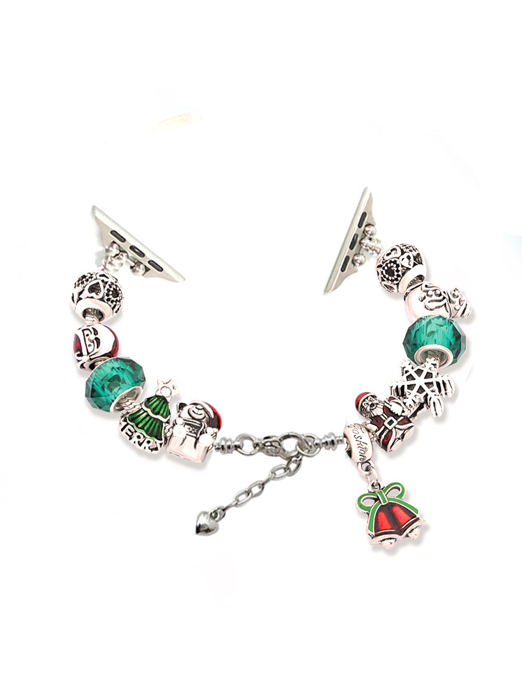 Christmas Bells Crystal Beaded Band