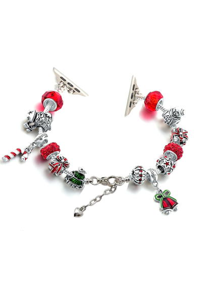 Christmas Bells Style B Crystal Beaded Band