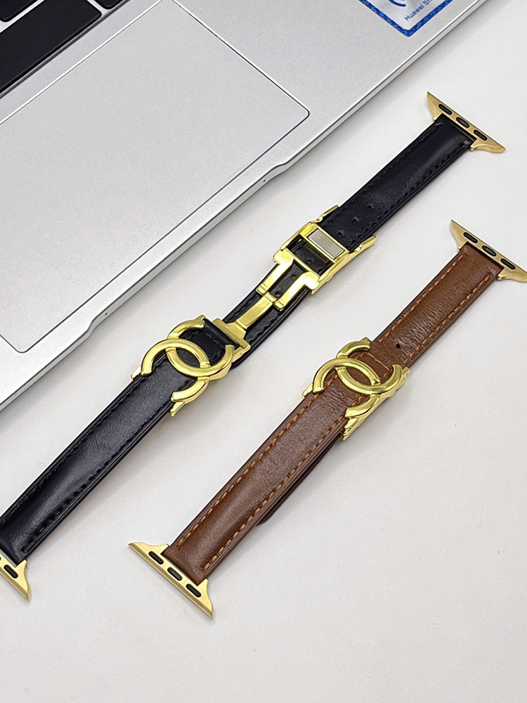 Double C Magnetic Magnetic Leather Band