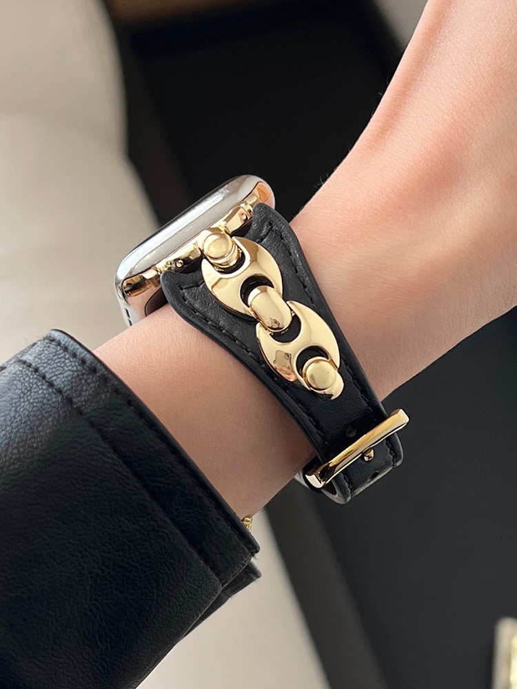 Pig Nose Leather Band