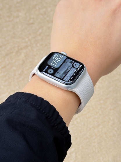 Lychee Pattern Magnetic Silicone Band