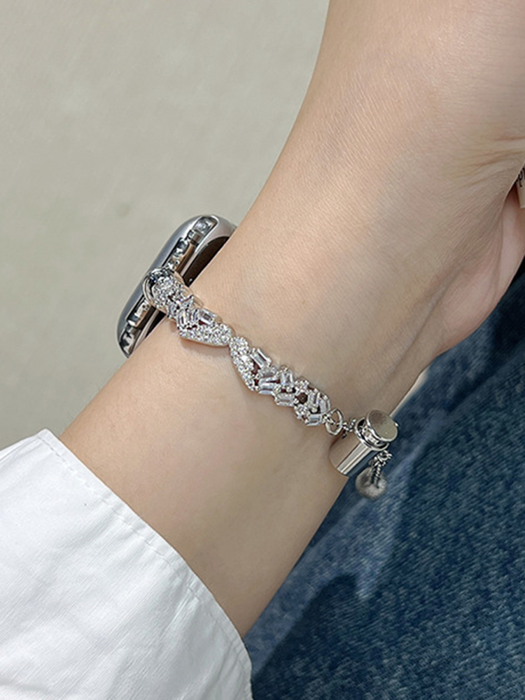 Angel Wings Diamond Stainless Steel Band