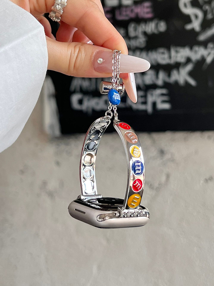 MM Chocolate Beans Stainless Steel Band